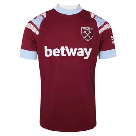 22-23 West Ham United Trøje Hjem Kortærmet Fodboldtrøje L