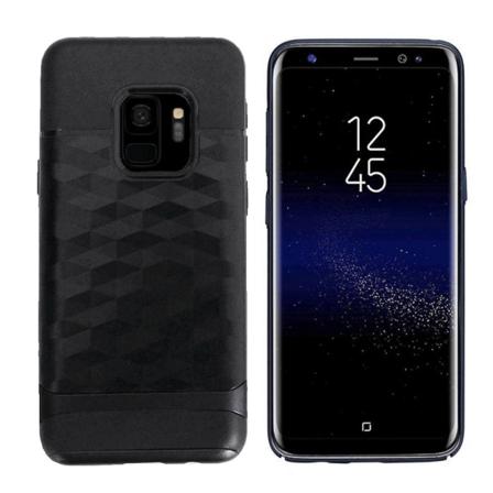Samsung Galaxy S9 Plus Hybrid Stöttåligt Skal Armour Case Svart Svart