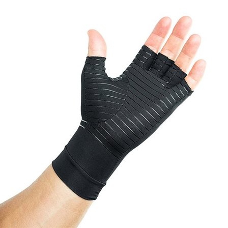 Kompressionshandskar M - Svart