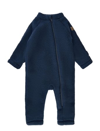 Wool Baby Suit Navy Mikk-line