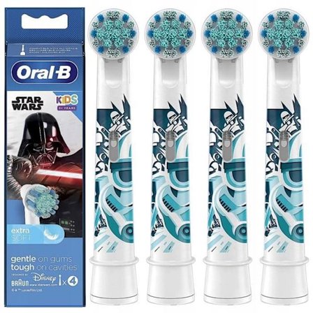 Reservdelar - Oral-B - EB10 Star Wars - Barn 3 år och uppåt - Milda - Kompatibla med Stages Power