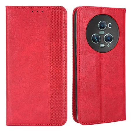 Bofink Vintage Honor Magic5 Pro Nahkakotelo - Punainen