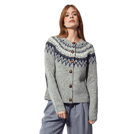 Jumperfabriken Joelle Cardigan Blusar Dam Grå S