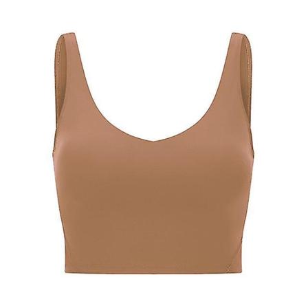 Nwt U-ryg Butter Soft Workout Gym Yoga BH'er Dame Racerback Tank Sexet Sports Ærmeløs skjorte Løse atletiske toppe A