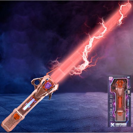 Lasersværd Legetøj med Lys, Udtrækkeligt Blinkende Legetøjssværd til Børn