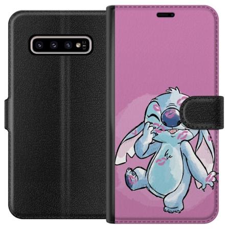 Samsung Galaxy S10+ Lompakkokotelo Stitch Puss