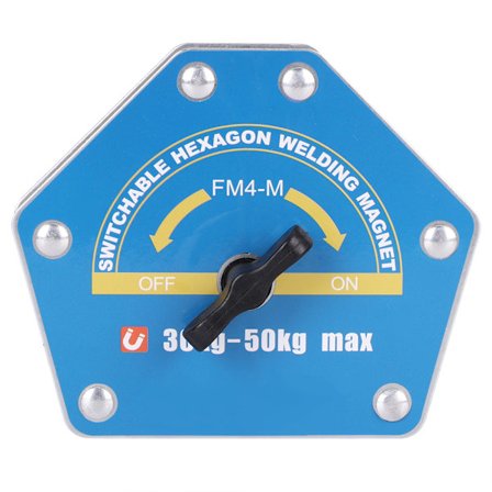 FM4 M Magnetisk Hex Svetsfäste Omkopplingsbar Stark Multi Vinkel Sug 30-50 kg