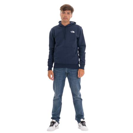 The North Face, Logo Hoodie Blauw, Heren, Maat:XS