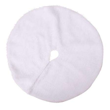 Christmas Tree Skirt Ren Vit Lurvig Julgranskjol (90c