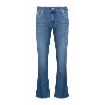 7 For All Mankind Ankle Boot Slim Jeans , Blauw , Dames , Maat: W24