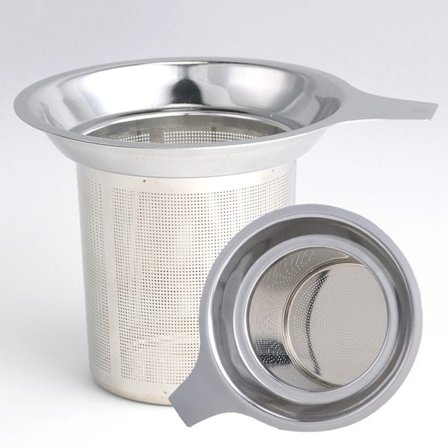 Extra fina te-infusionsfilter för löst te, 304 rostfritt stål, tesil för löst te, enstaka kopp, tebryggare för löst te, kaffe
