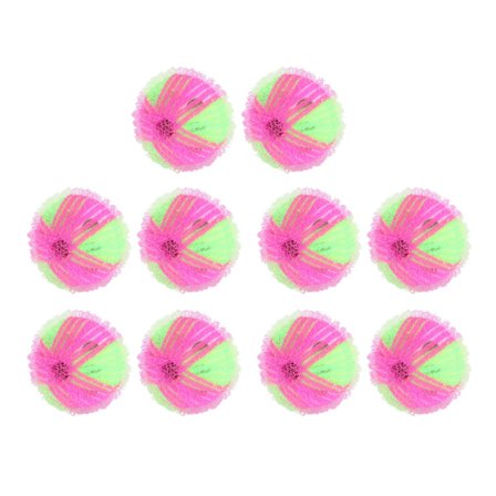 10 st Pet Hårborttagningsbollar Bra rengöringskraft Återanvändbart nylonmaterial Tvättmaskin Hårfångare för hushållstvätt M