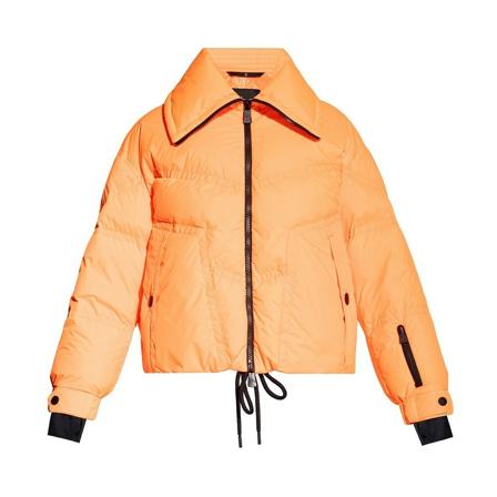 Moncler Down Jakke Orange, Dame, Størrelse: XL