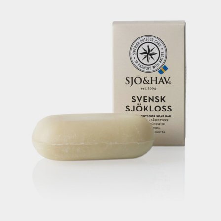 Sapone da acqua salata Sjö & Hav Svensk Sjökloss, 200 grammi, senza corda