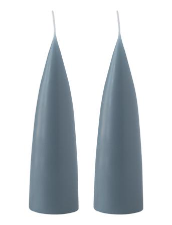 Hand Dipped C -Shaped Candles, 2 Pack Home Decoration Candles Block Candles Blå Kunstindustrien