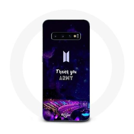 Coque Maniacase för Samsung Galaxy S10 Plus BTS armé gruppen BTS kungen av K-pop