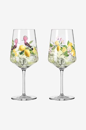 Ritzenhoff - Sommertau vinglas 2-p - Flerfärgad - Vinglas - Från Homeroom