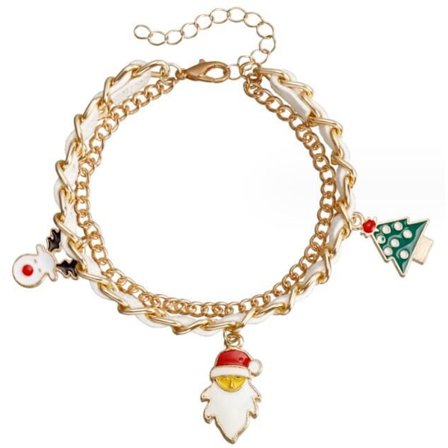 Charm Armband för Kvinnor med Jultomte