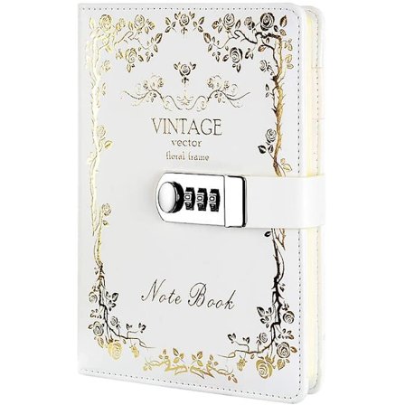 Anteckningsbok med kombinationslås - Dagbok med hänglås