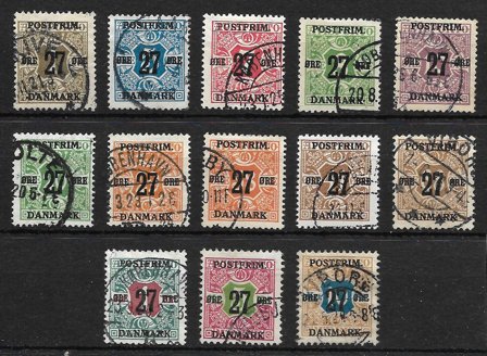 Danmark 1918 - AFA 85 - 97 - Stemplet