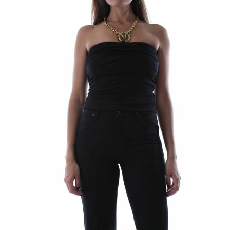 Pinko Sleeveless Tops Sort, Dame