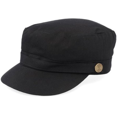 Jaxon & James - Svart army Keps - Herringbone Cap Black Army @ Hatstore