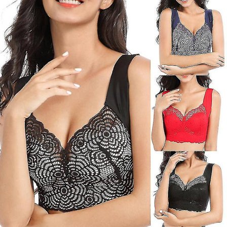 Ultimate Lift Stretch Helfigur Sømløs Blonde Cut Out BH for kvinner Samlet undertøy Andas_R Sølvgrå