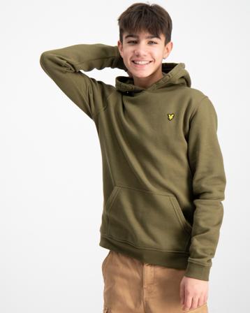 Lyle & Scott Classic OTH Hoody Fleece Grün Hoodies/Kapuzenpullover Jungen - Kidsbrandstore