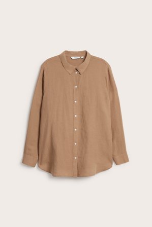Kappahl | Skjorte i linblanding Beige L | Beige