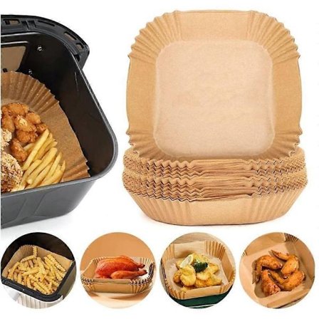 Speciel papirbakke til airfryer