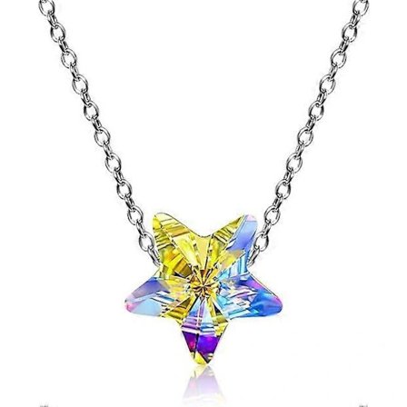 Kostumesmykker til kvinder med pentagram vedhæng til fødselsdag, bryllup