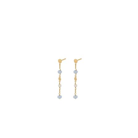 Pernille Corydon E-256 Afterglow SEA Earrings Gul, Dame Øreringe, Størrelse: ONE Size