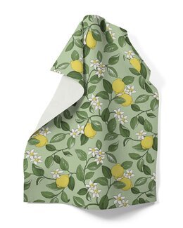 Kökshandduk Citronlycka Grön - Kök - Arvidssons Textil