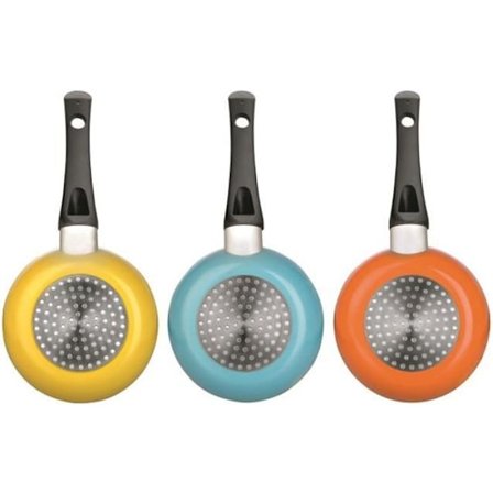 Mini Stekpanna - Indubasic - Aluminium - Non-stick - Diameter 14 cm - Orange färg