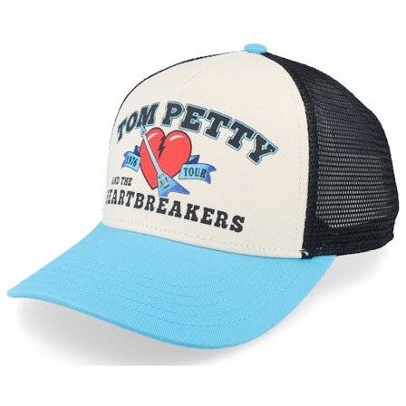 American Needle - Blanc trucker Casquette - Tom Petty Sinclair Black/Ivory/Blue A-Frame Trucker @ Hatstore