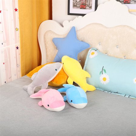 Delfin - nio tums plyschleksaker