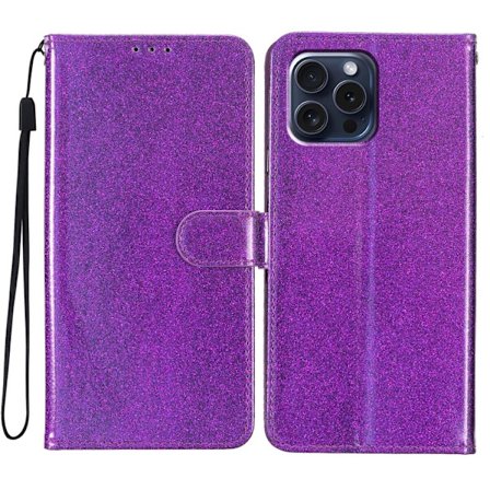 iPhone 16 Pro Max Glitter Powder Skal Fodral - Elegant och Skyddande Mobilskydd