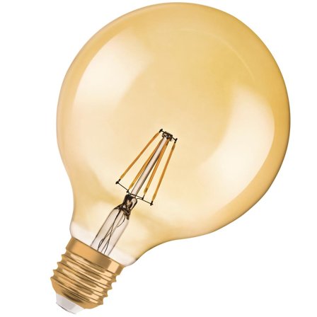 Osram VINTAGE EDITION 1906 GLOBE LED-lampe 6,5 W/824 E27, Belysning