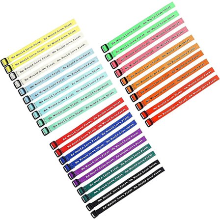 30 stk. Wwjd-armbånd Hva ville Jesus gjort? Armbånd i vevd materiale Han ville elsket først-armbånd Jesus elsker deg Religiøst kristent Wwjd-armbånd 