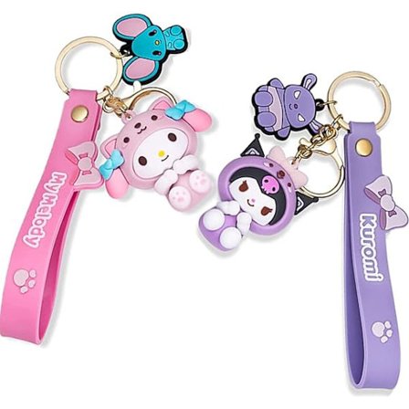 2kpl My Melody Key käsilaukkukorut naisille - spot-myynti