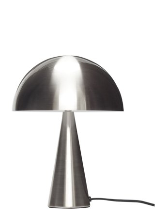 Hübsch Mush Bordlampe - Silver - H33CM