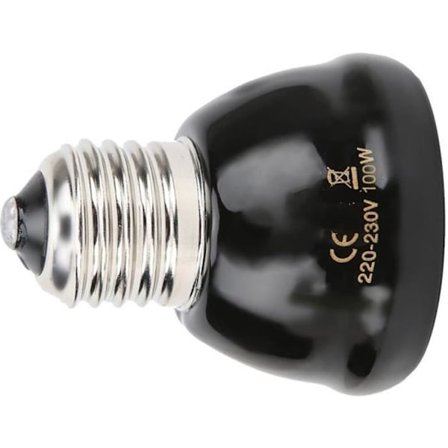 Sonew Varme Lampe til Dyr E27 Sort Keramisk Varme Lampe til Kæledyr Sikker og Lysfri