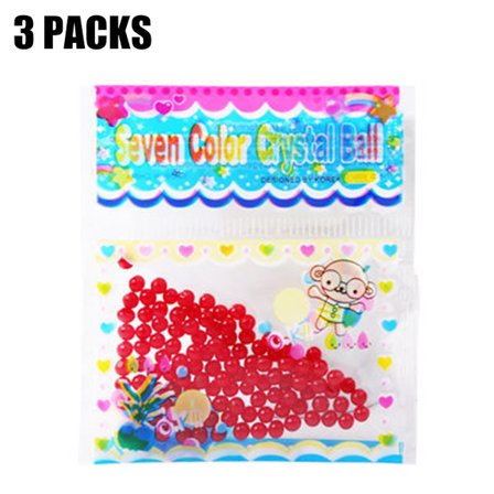 300 st Vattenväxt Jord Blomma Gelé Kristall Jord Lera Pärlor Gel Pärlor Bollar Hem Vas Inredning