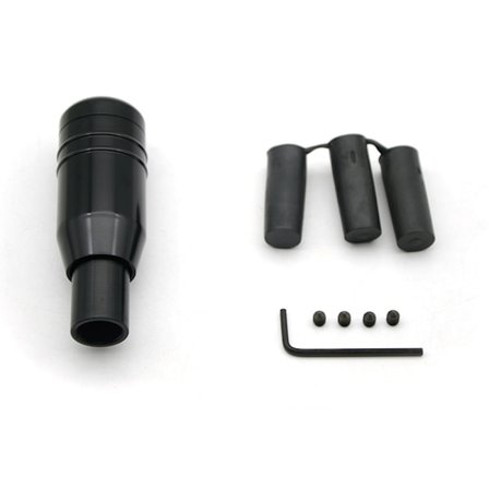 DepoTuning Universal Fjäder Aluminium Balanserad Växelspaksknopp Automatisk Växelspaksknopp Med Logotyp-Svart