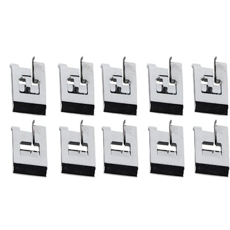 10 stk. skråbåndsbinderfod G-formet overlock trykfod til Brother/Singer symaskine