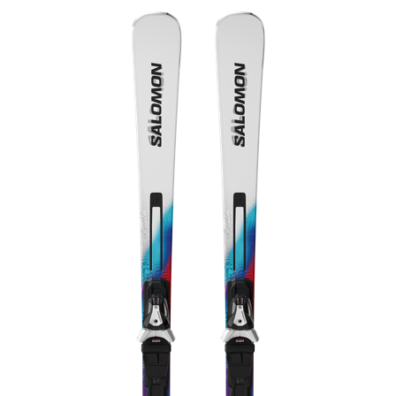 Salomon - E Addikt + Mi12 Gw F80 - White / Neon Blue