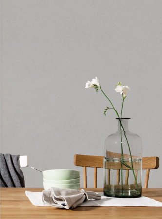 Duro Tapet, Sten 352-11 Enfärgad & Randig, L, Mellangrå, Färg & tapeter