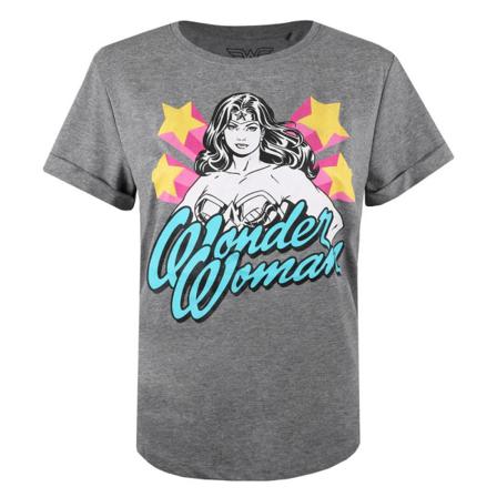 Wonder Woman Dam/dam Stance T-shirt Xl Graphite Heather