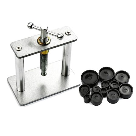 Urpresse Sæt Ur Bagside Kasse Skrue Type Lukkere Med 12 Stempler Urmagerpresse