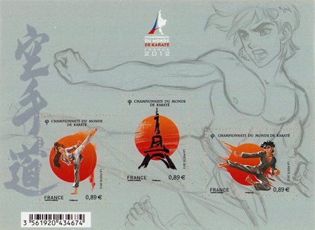 Frankrig 2012 - YT F4680 - Miniark - Postfrisk